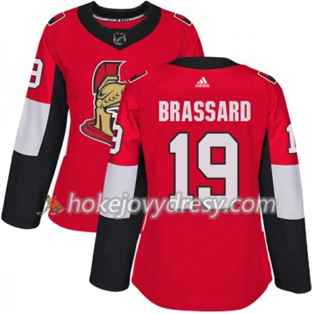 Dámské Hokejový Dres Ottawa Senators Derick Brassard 19 Červená 2017-2018 Adidas Authentic